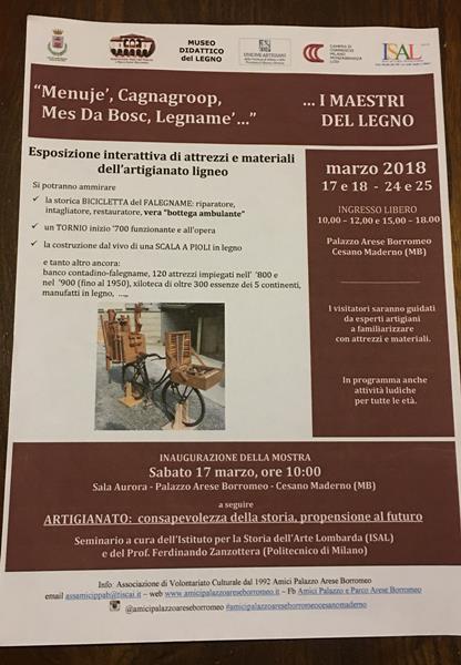 17-25 Marzo 2018 - I Maestri del legno 1